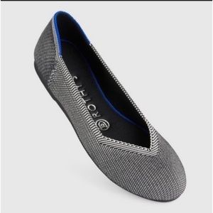 NWT Rothy’s Round-Toe Grey Birdseye